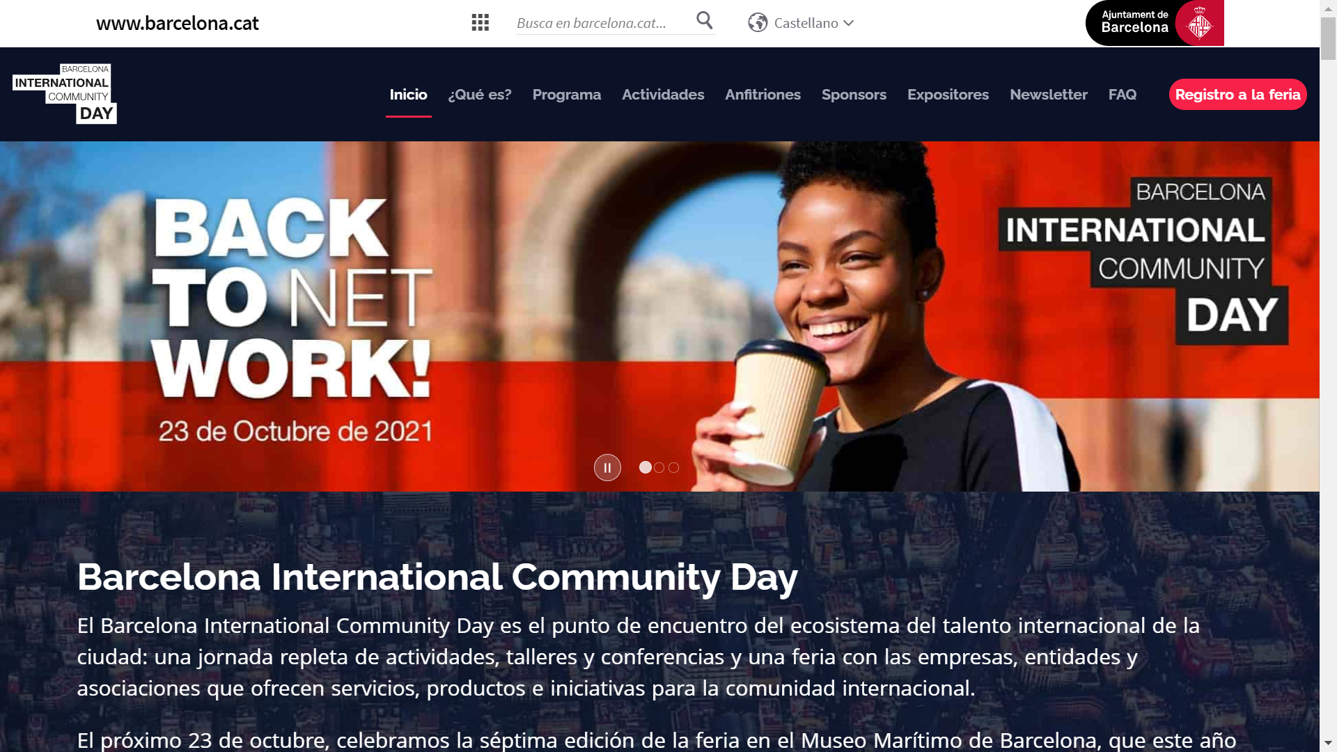 Barcelona International Community Day, la feria de talento que se puede seguir online en Nectios