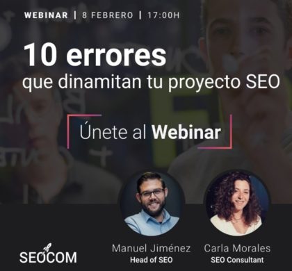 Los 10 errores que dinamitan el SEO