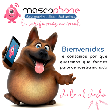 MASCOPHONE, la primera empresa de telefonía solidaria con el mundo animal