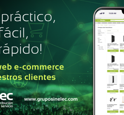 Grupo Sinelec lanza su nuevo e-commerce de venta de material para profesionales
