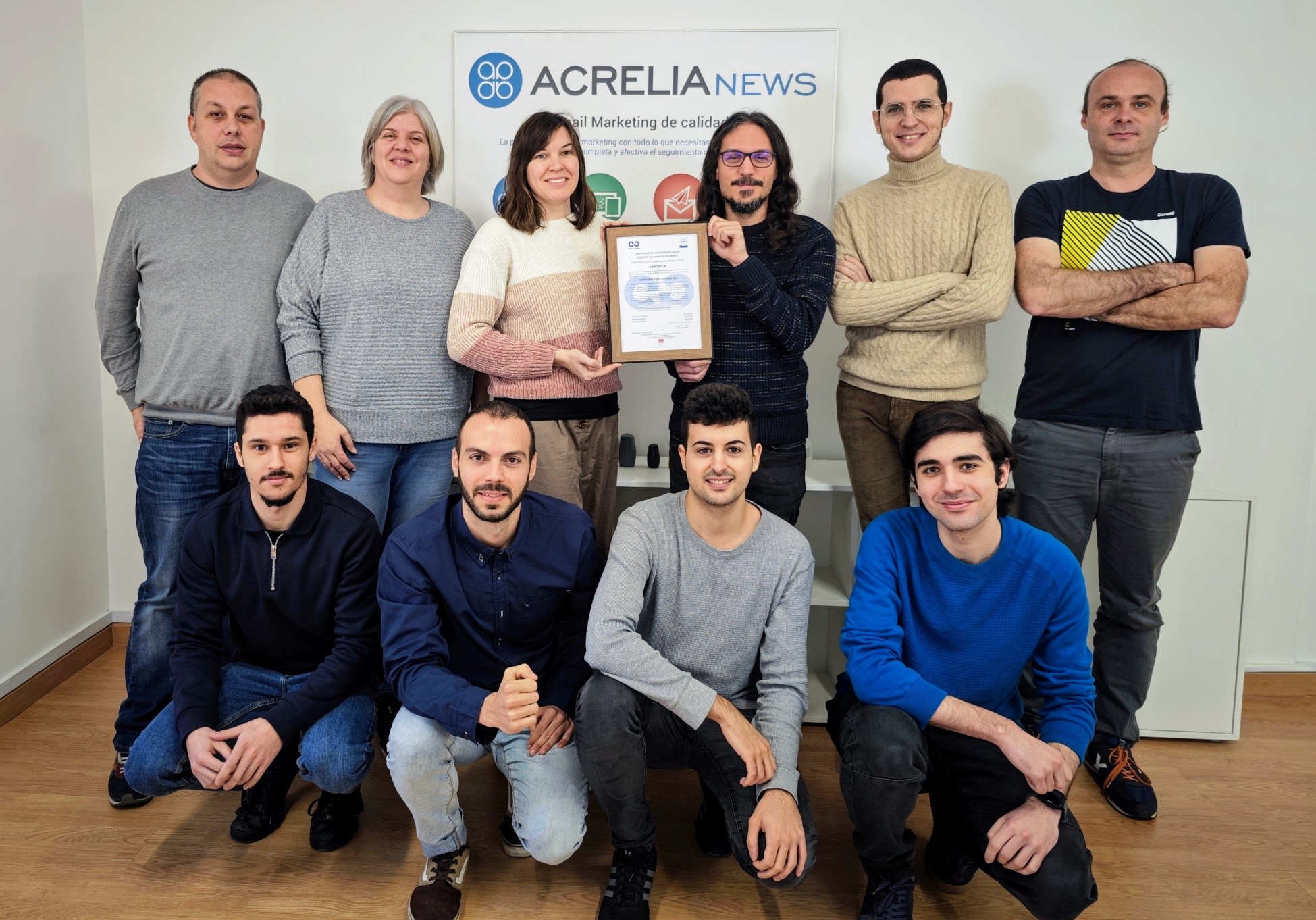 La plataforma de email marketing Acrelia obtiene el certificado de Esquema Nacional de Seguridad