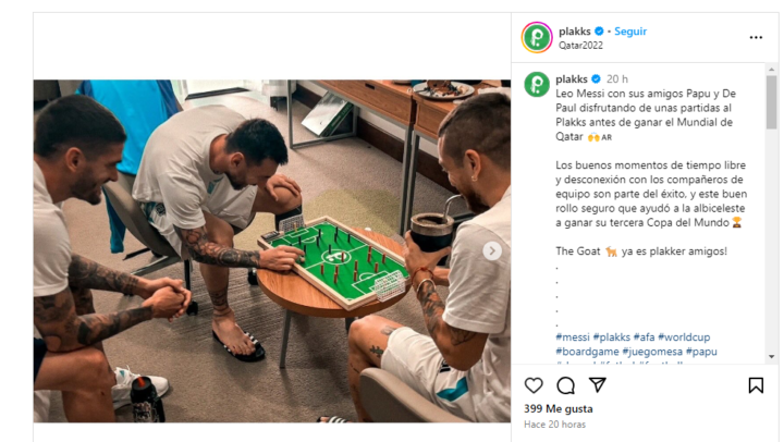 Plakks, el futbolín de mesa que ha cautivado al mismísimo Leo Messi