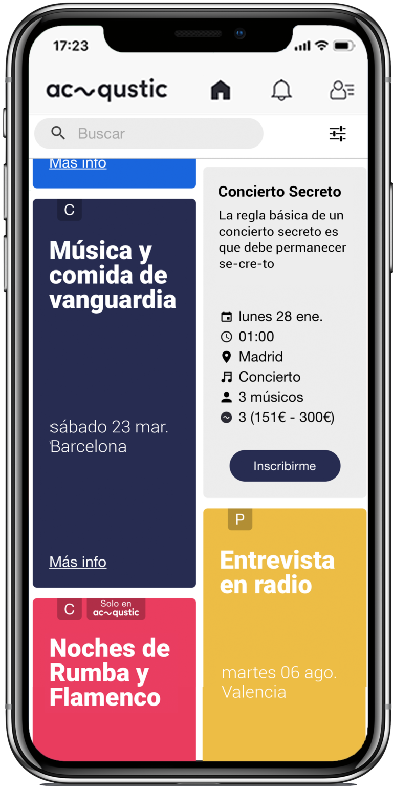 Acqustic cierra 250.000 euros de inversión y lanza la app que permite al músico ser su propio mánager