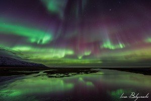 Auroras Boreales cerca de Reykjavik
