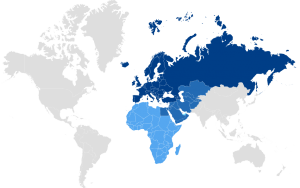 EMEA-map