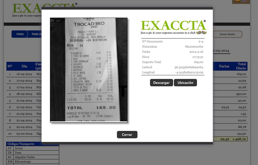 EXACCTA-ACC ENTERPRISE, la solución definitiva a la gestión ilimitada de las nota de gastos