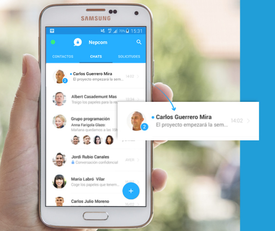 Nace Nepcom, la app de mensajería instantánea corporativa que autodestruye datos confidenciales