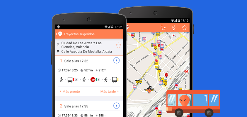 Moovit ya está disponible también en Valencia