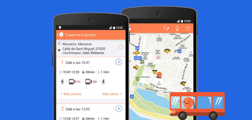 Moovit, la aplicación transporte público líder en el mundo, llega a Mallorca