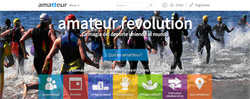 Nace Amatteur.com, la nueva red social de utilidades para el deporte amateur