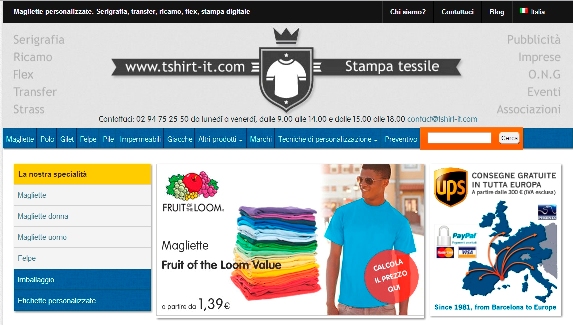 Camisetas.info expande su negocio a Italia
