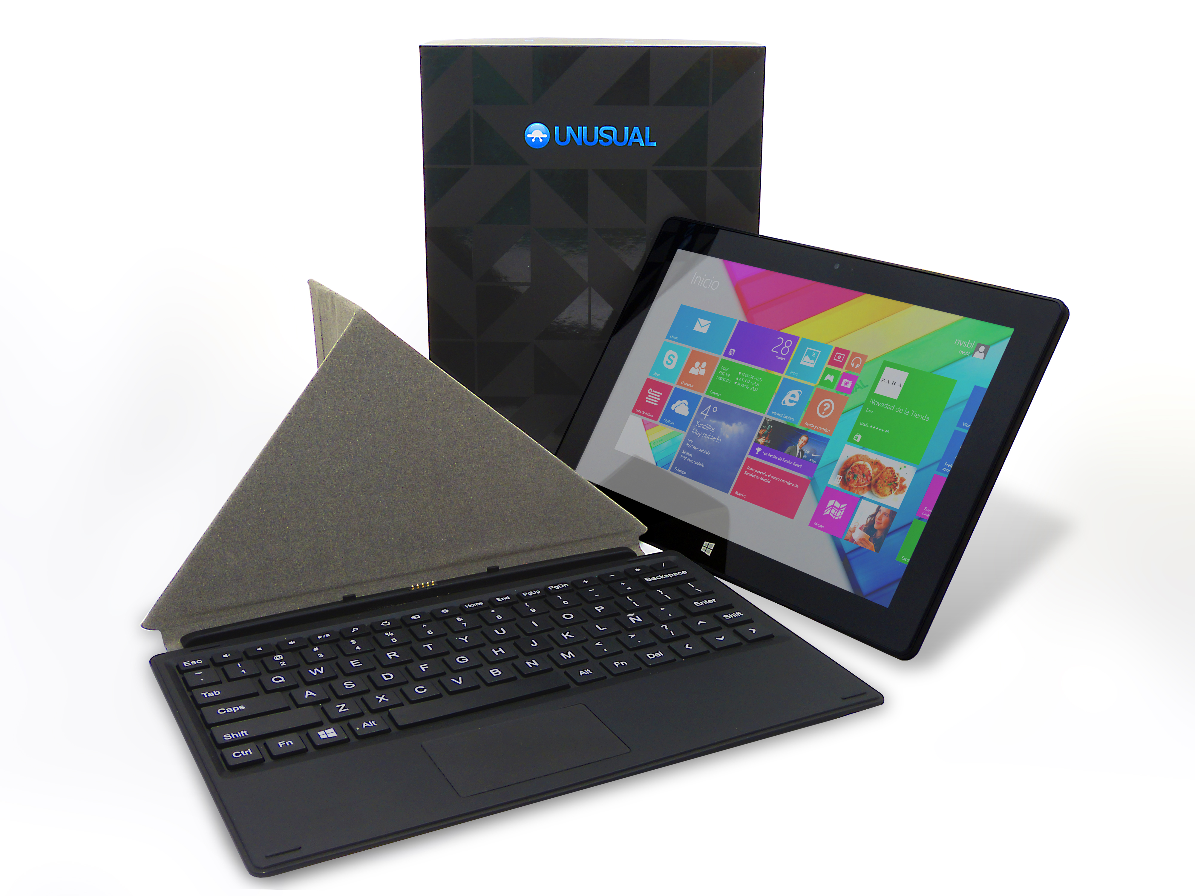 UNUSUAL presenta en Melco 2014  su nueva tablet 2 en 1 UNUSUAL 10W