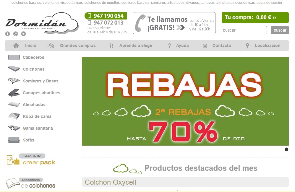 Colchones Dormidán cumple su segundo año creciendo a un ritmo del 80%