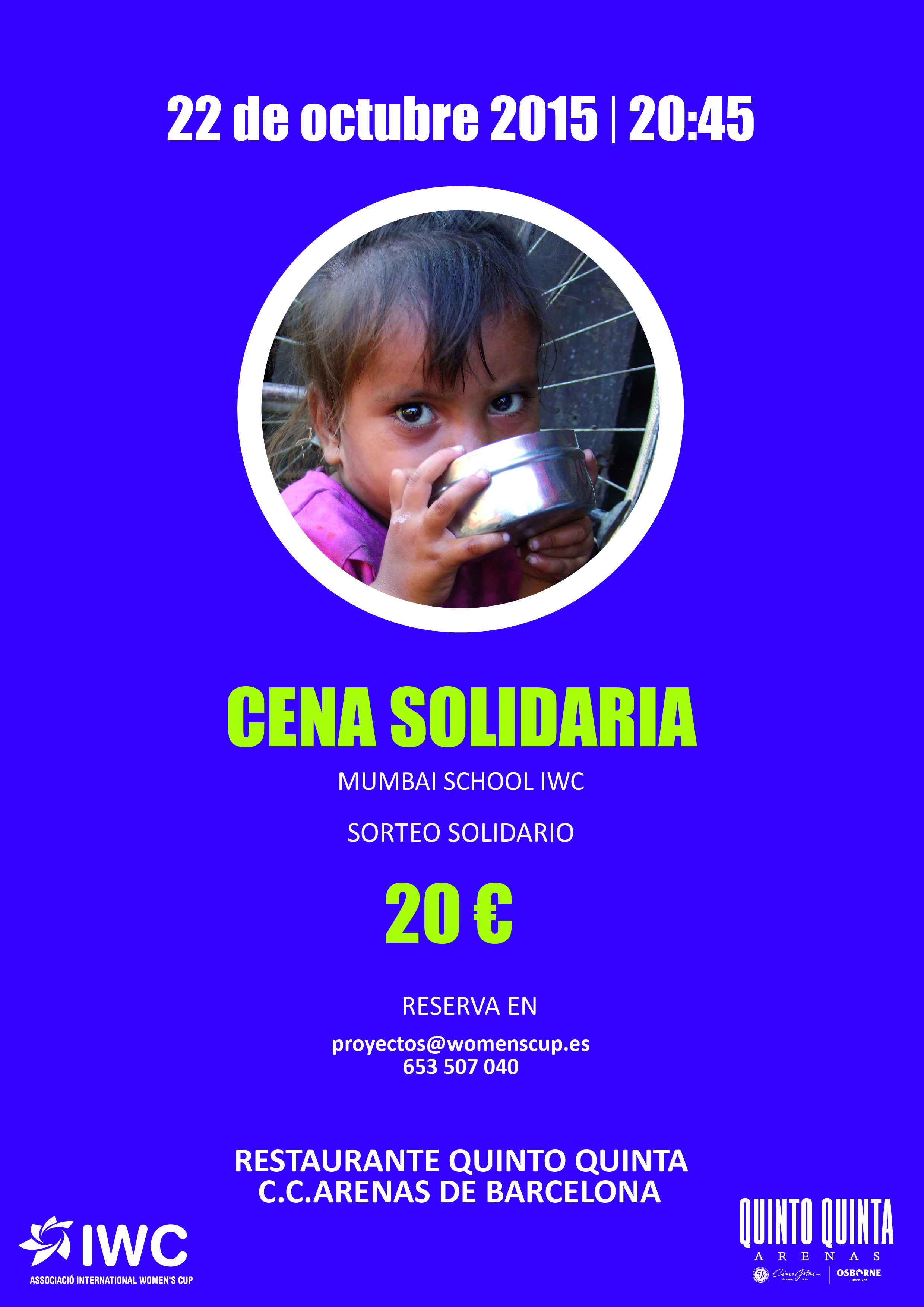 Llega la Cena Solidaria IWC