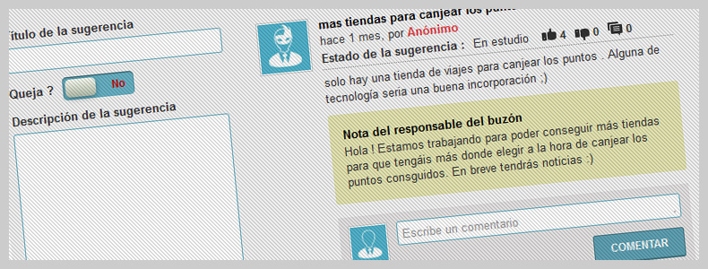 Sugerencias anónimas, la forma idónea de mejorar la comunicación con clientes y empleados