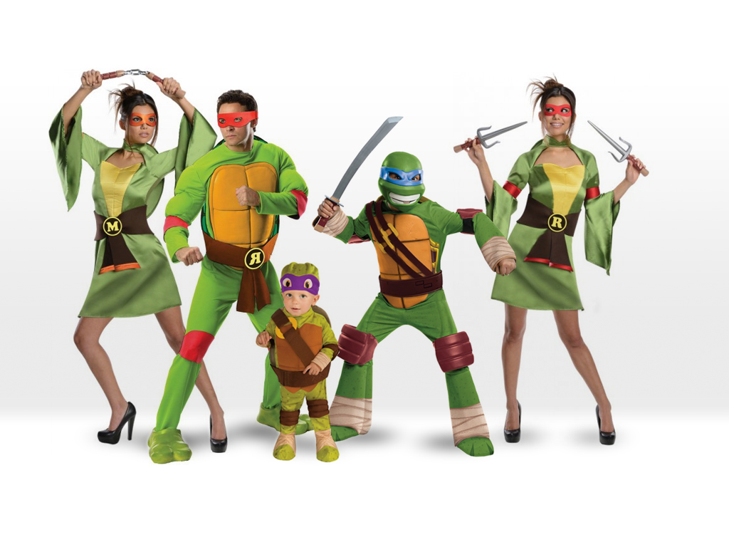 Los disfraces de las míticas Tortugas Ninja, los favoritos para este Carnaval