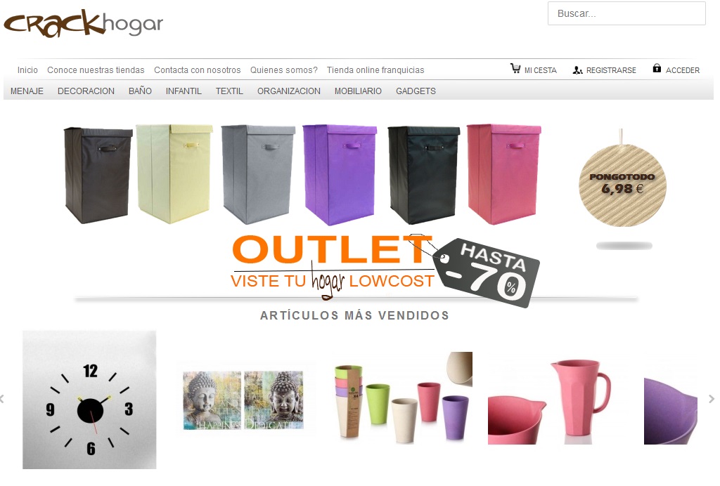 Crack Hogar estrena imagen con una nueva tienda online